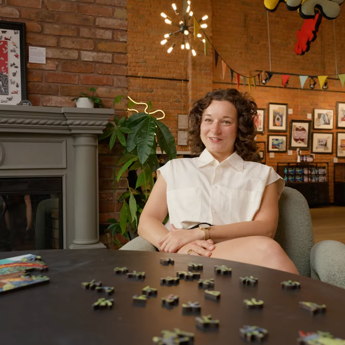 Co-founder Tinka Robev at Puzzle Lab