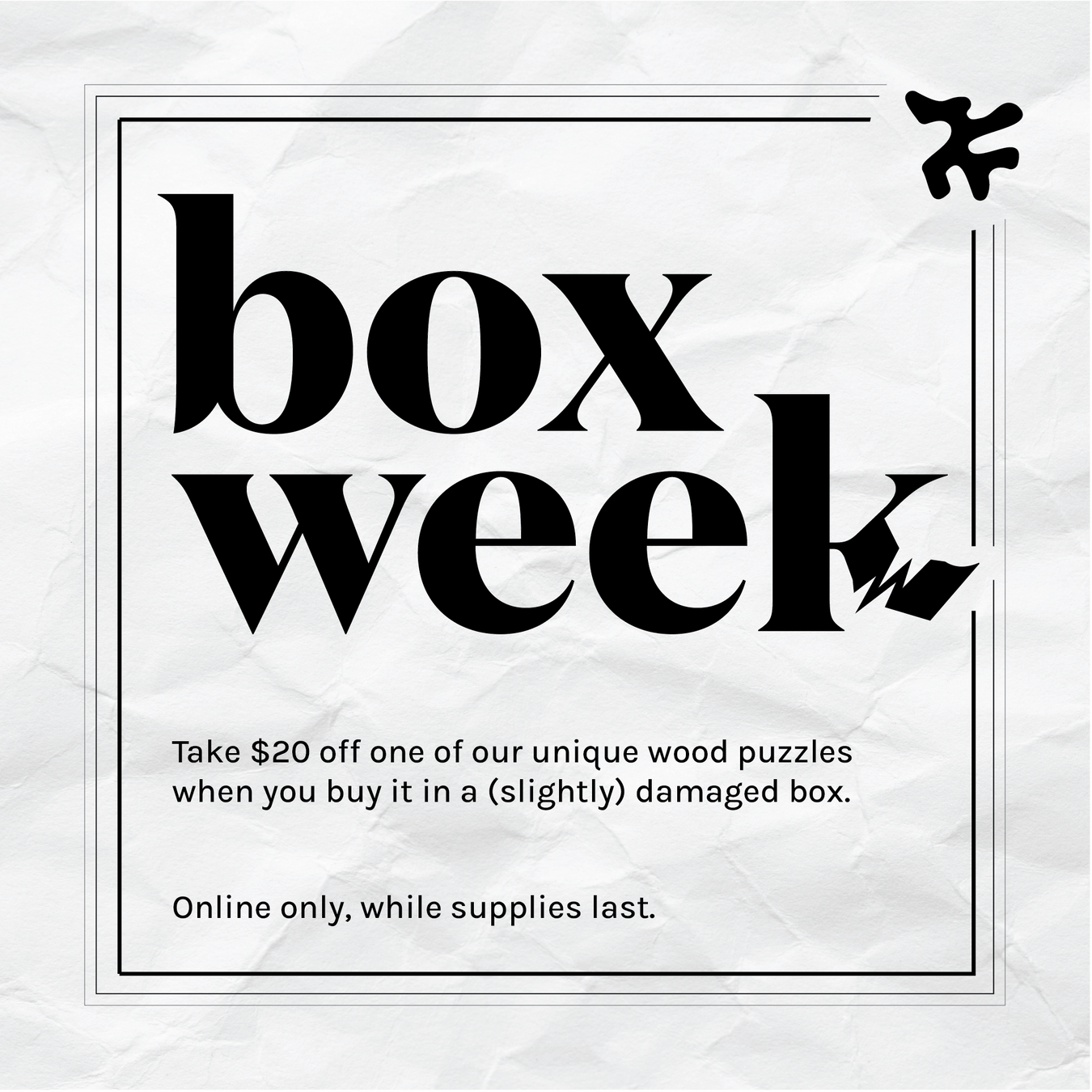 BOX WEEK Sale