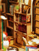 DIY Miniature House Book Nook Kit: Bookstore - Puzzle Lab