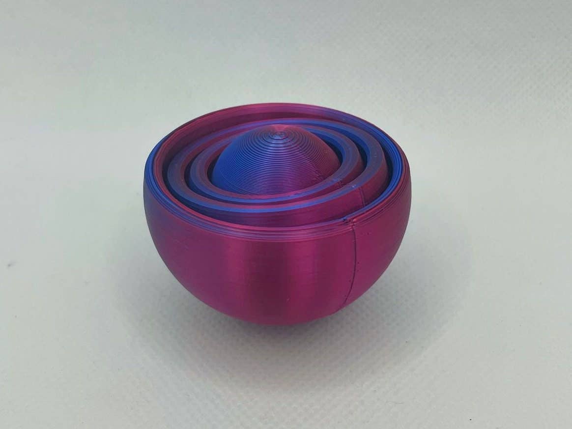 Gyroscope Fidget Spinner - Blue Raspberry - Puzzle Lab