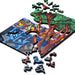 Diane Adolph Harbour Homes wood jigsaw puzzle featuring a detailed illustration of a coastal harbor scene with boats and buildings.