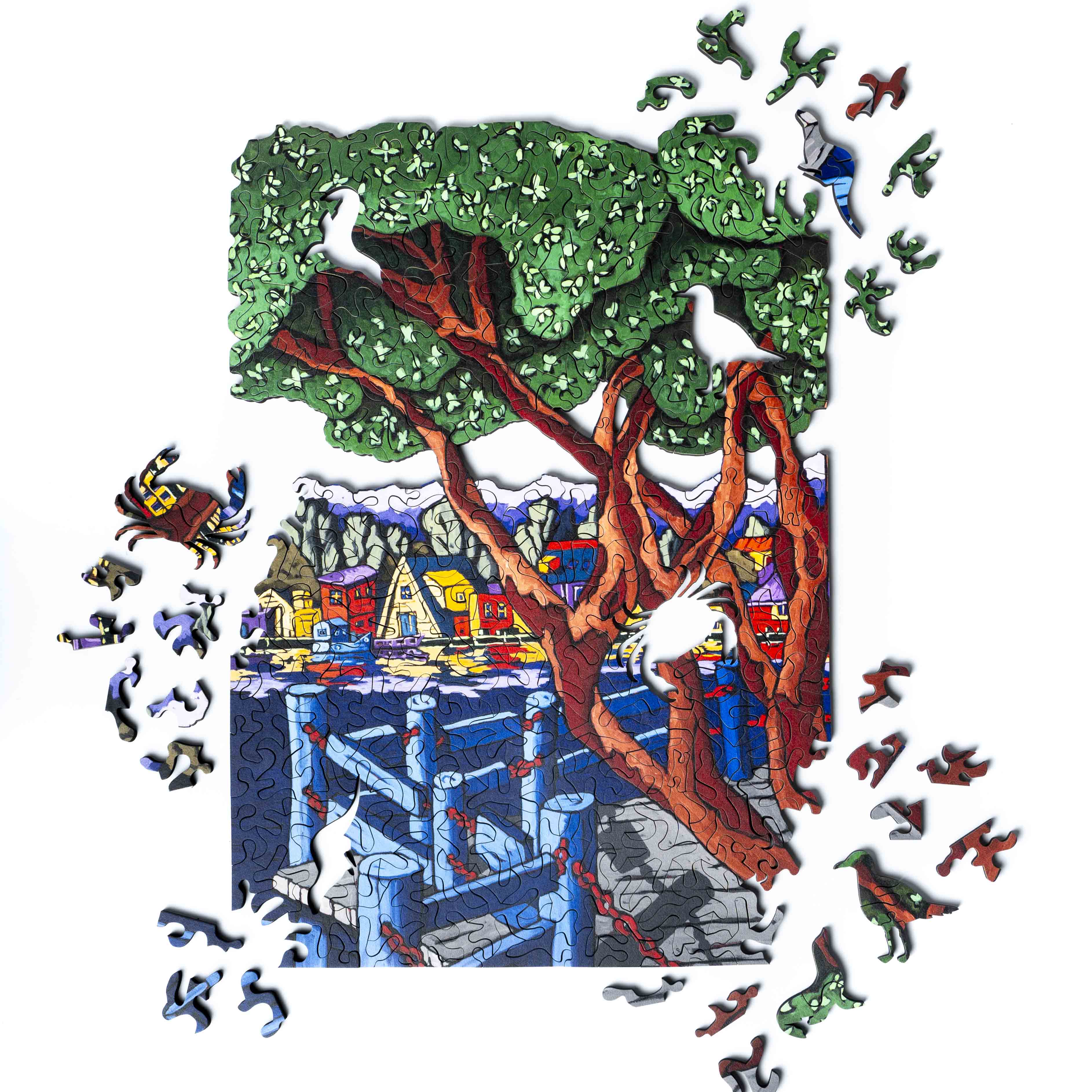 Harbour Homes Wood Jigsaw Puzzle | Puzzle Lab