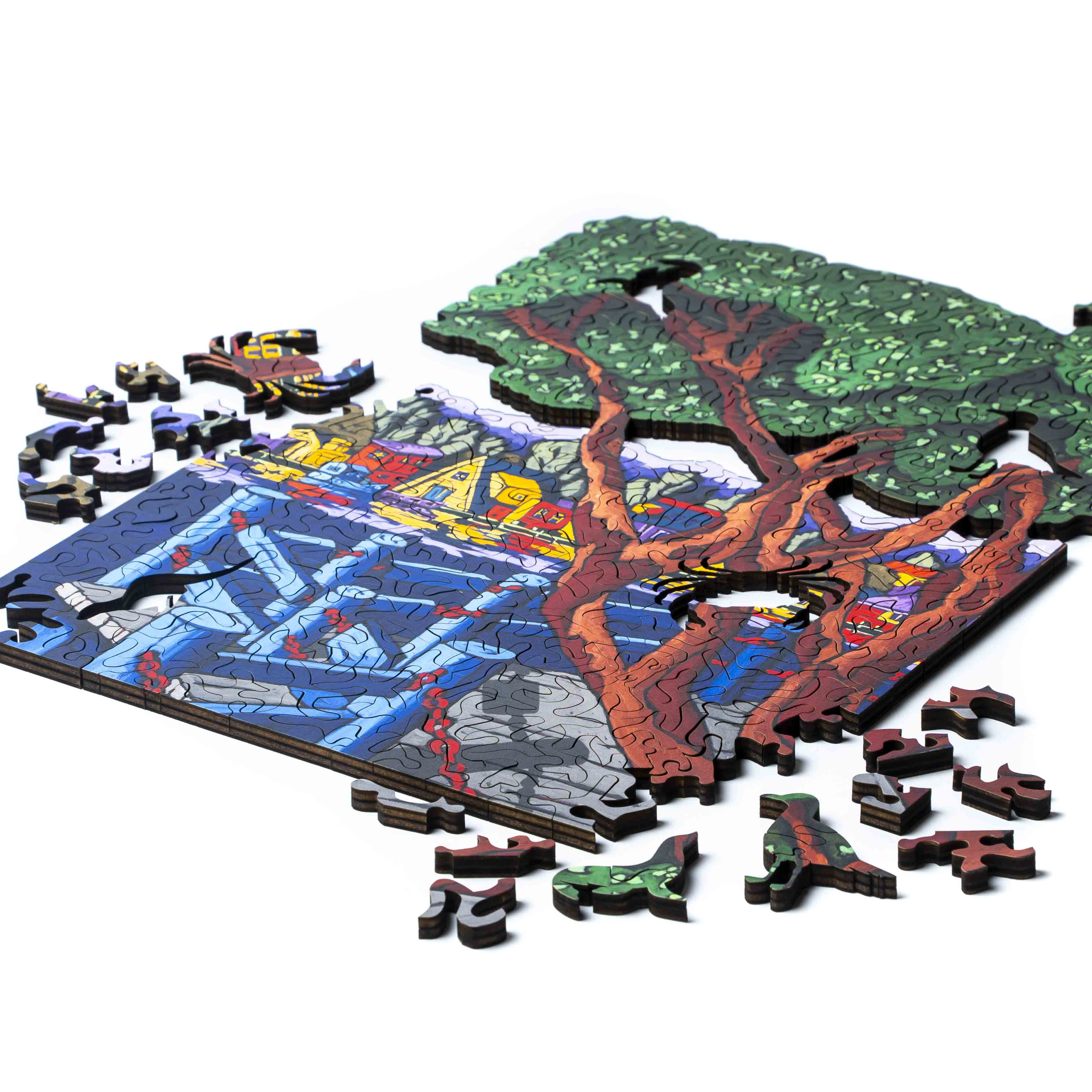 Harbour Homes Wood Jigsaw Puzzle | Puzzle Lab