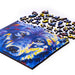 Wild Wolf wood jigsaw puzzle by Mandy Leinbach featuring detailed wolf artwork on interlocking wooden pieces.