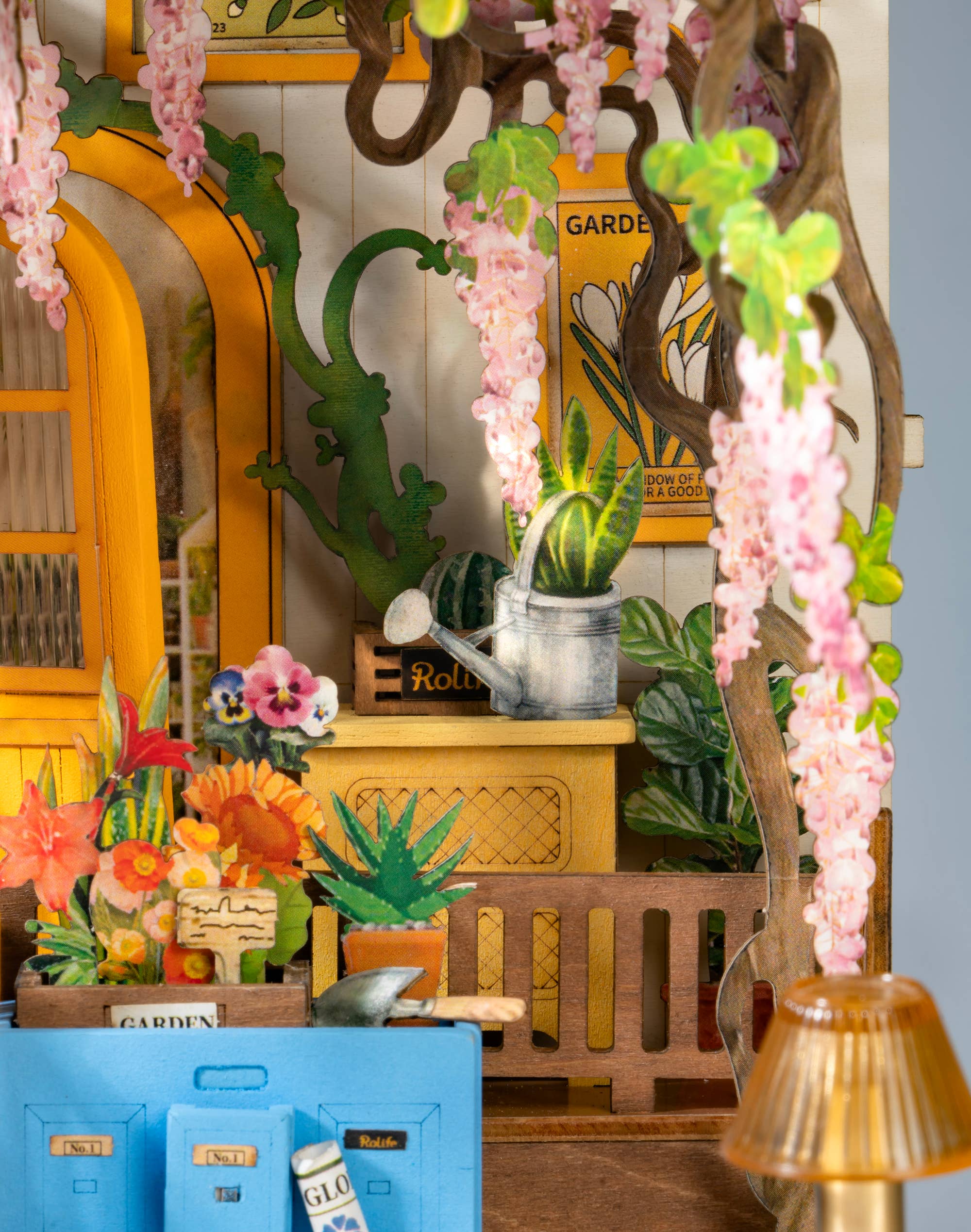 DIY Miniature House Book Nook Kit: Garden House - Puzzle Lab