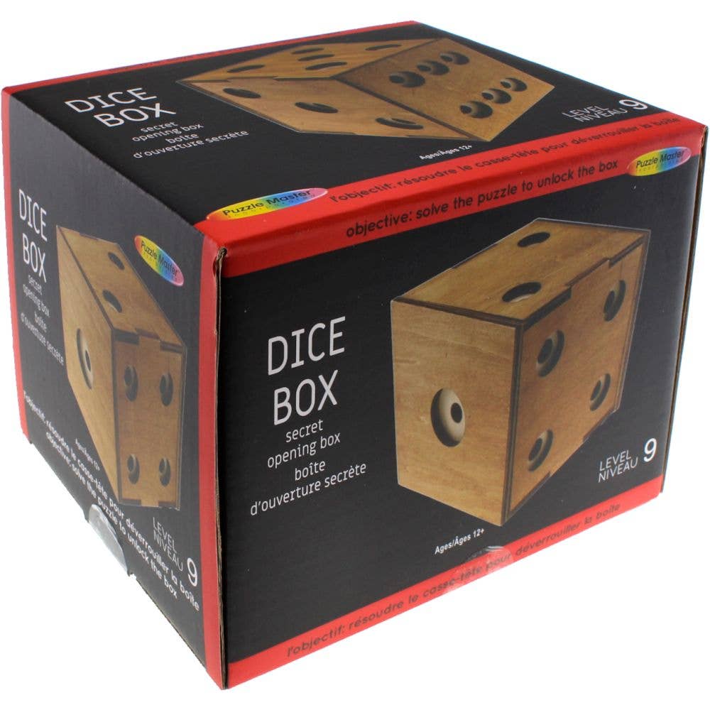 Dice Box | Wooden Puzzle Boxes - Puzzle Lab
