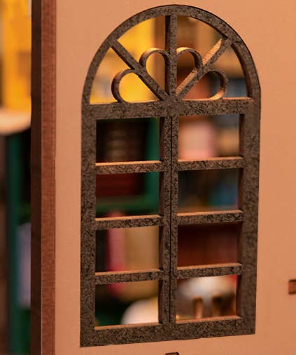 DIY Miniature House Book Nook Kit: Bookstore - Puzzle Lab