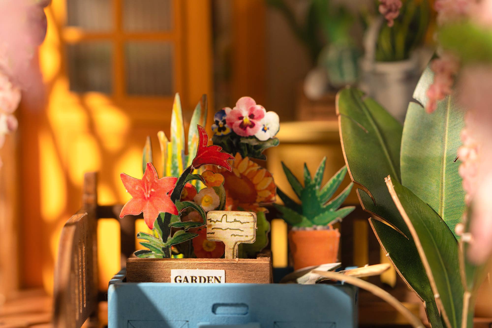 DIY Miniature House Book Nook Kit: Garden House - Puzzle Lab