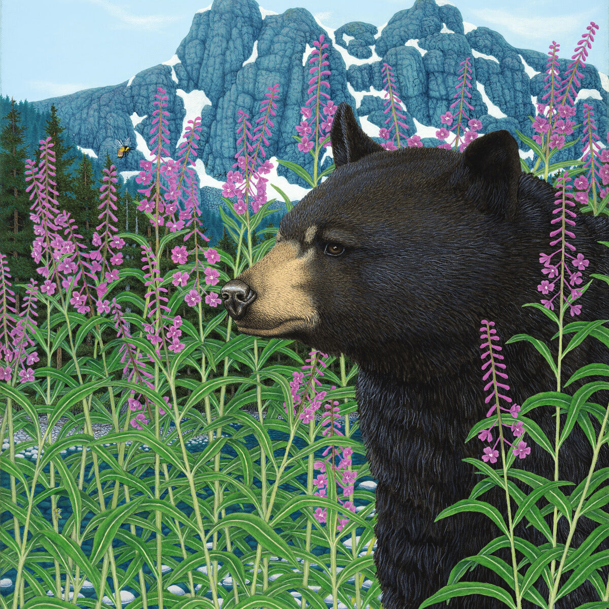 Fireweed Friend Wood Jigsaw Puzzle | Puzzle Lab