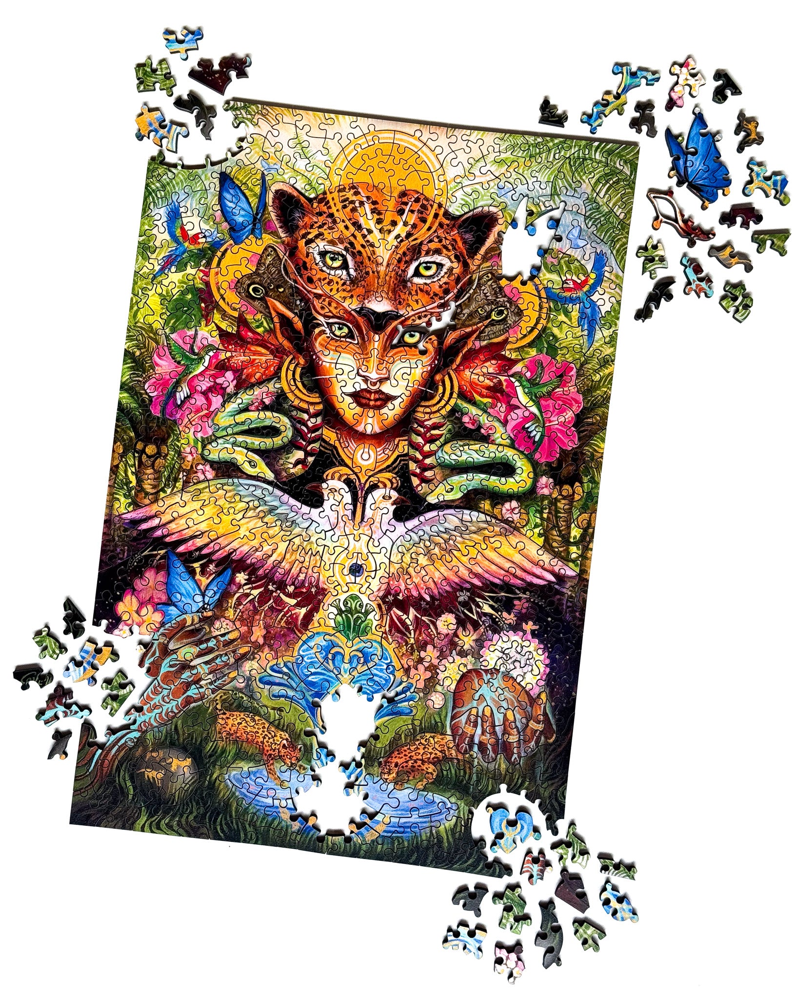 Jungle Mother Wood Jigsaw Puzzle - Puzzle Lab