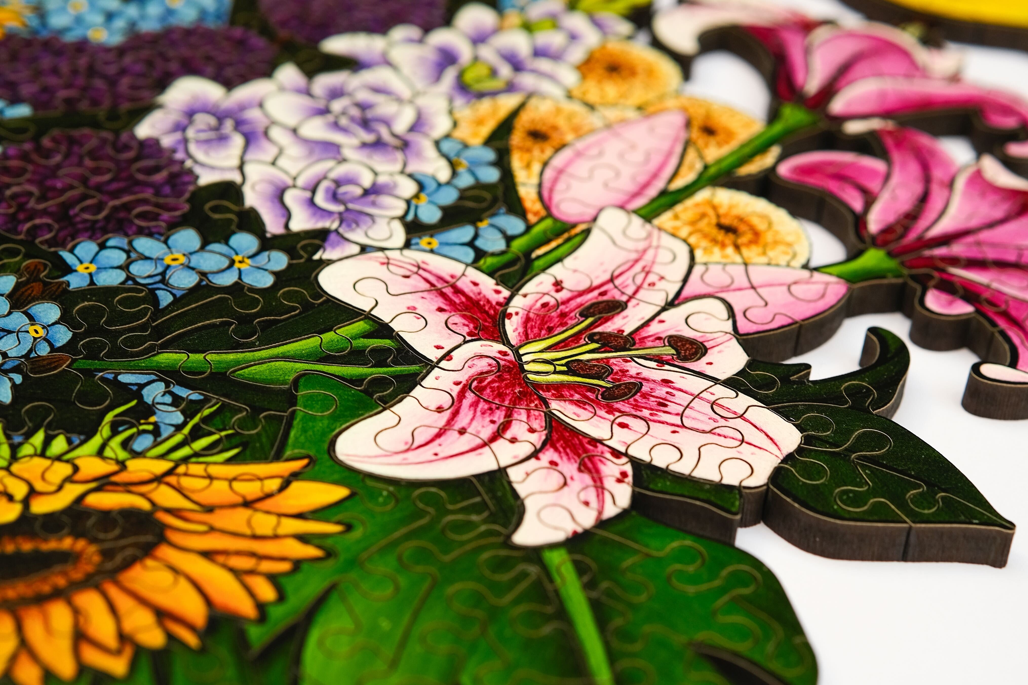 In Bloom Wood Jigsaw Puzzle