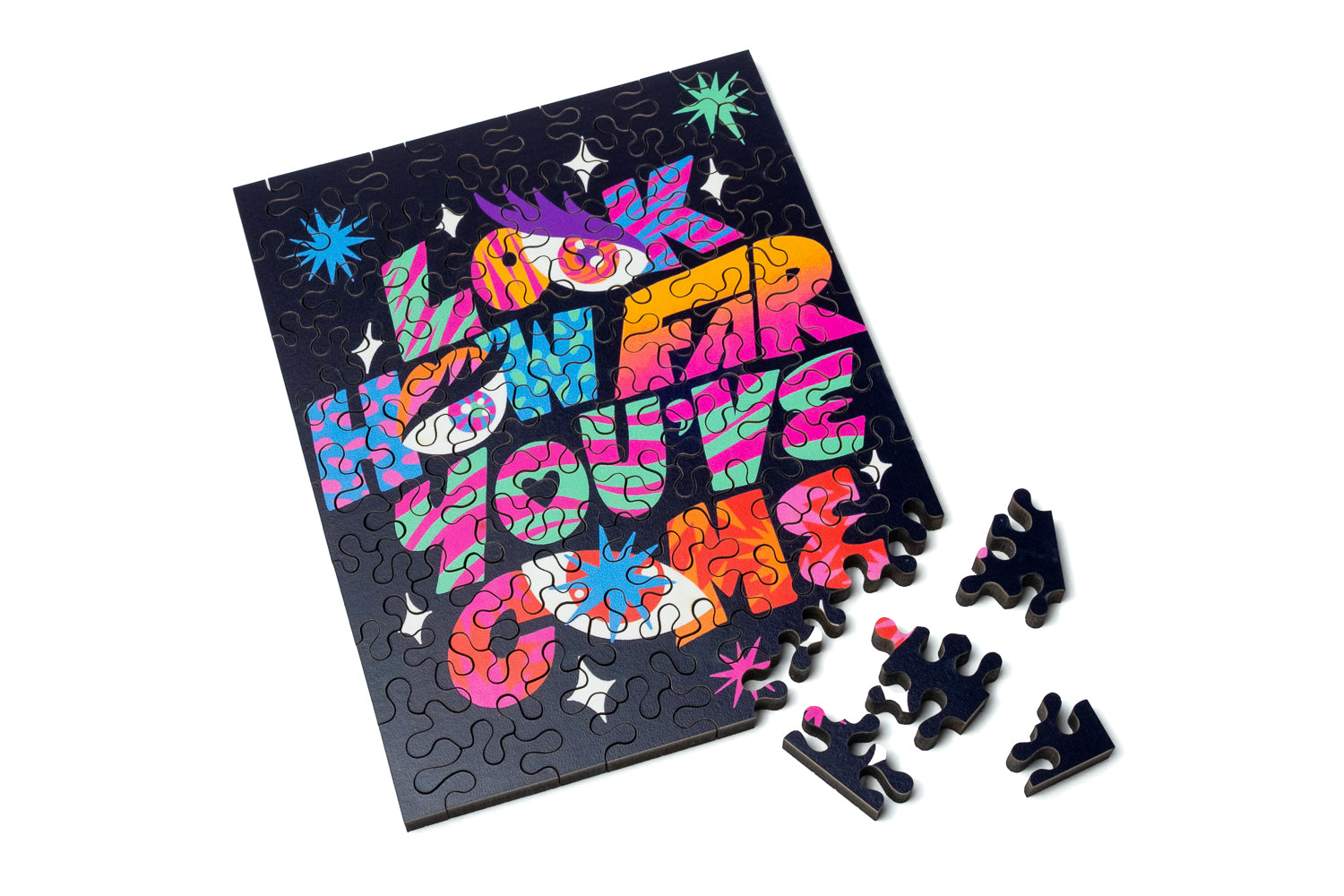 Look How Far You've Come Mini Wood Jigsaw Puzzle