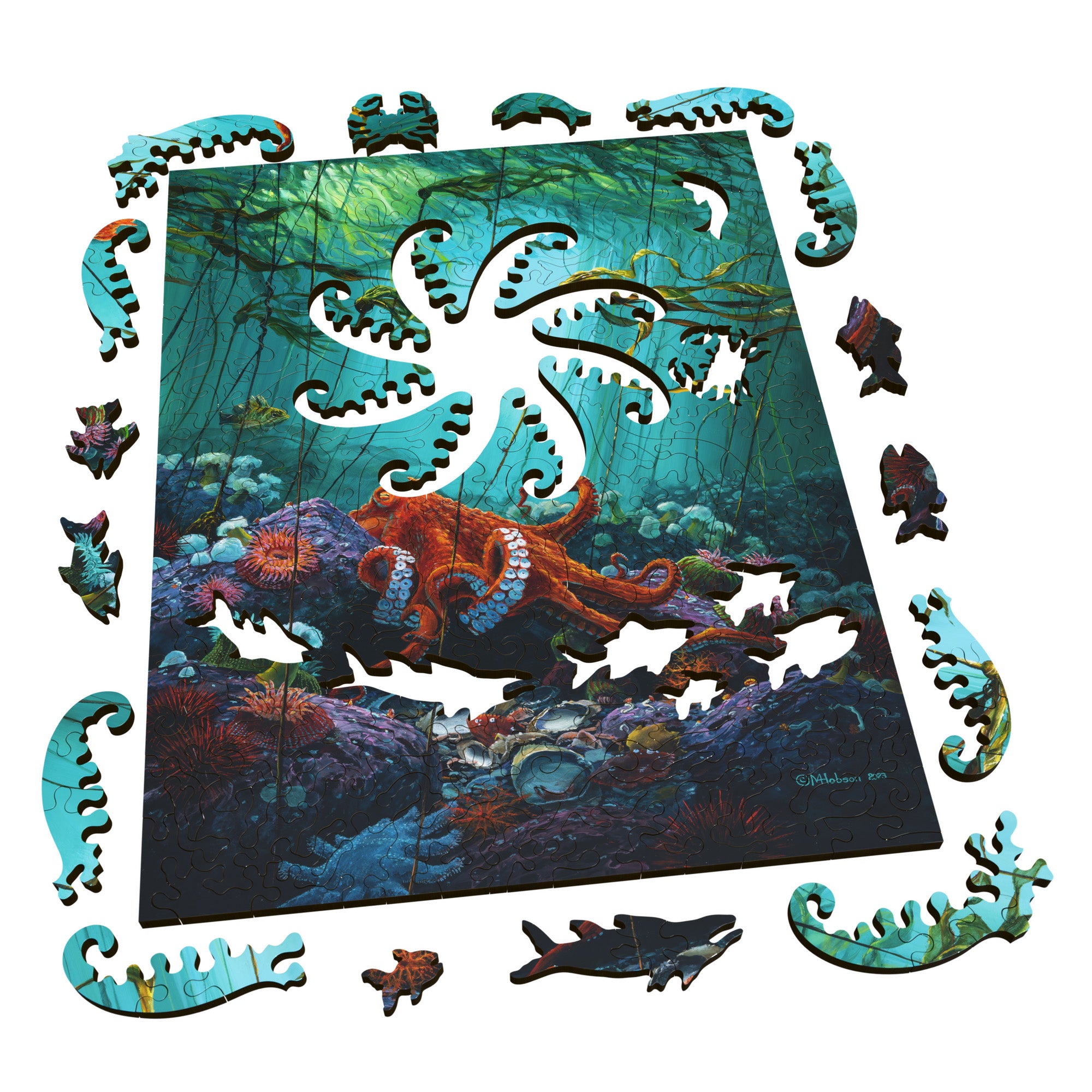 Octopus Garden Wood Jigsaw Puzzle