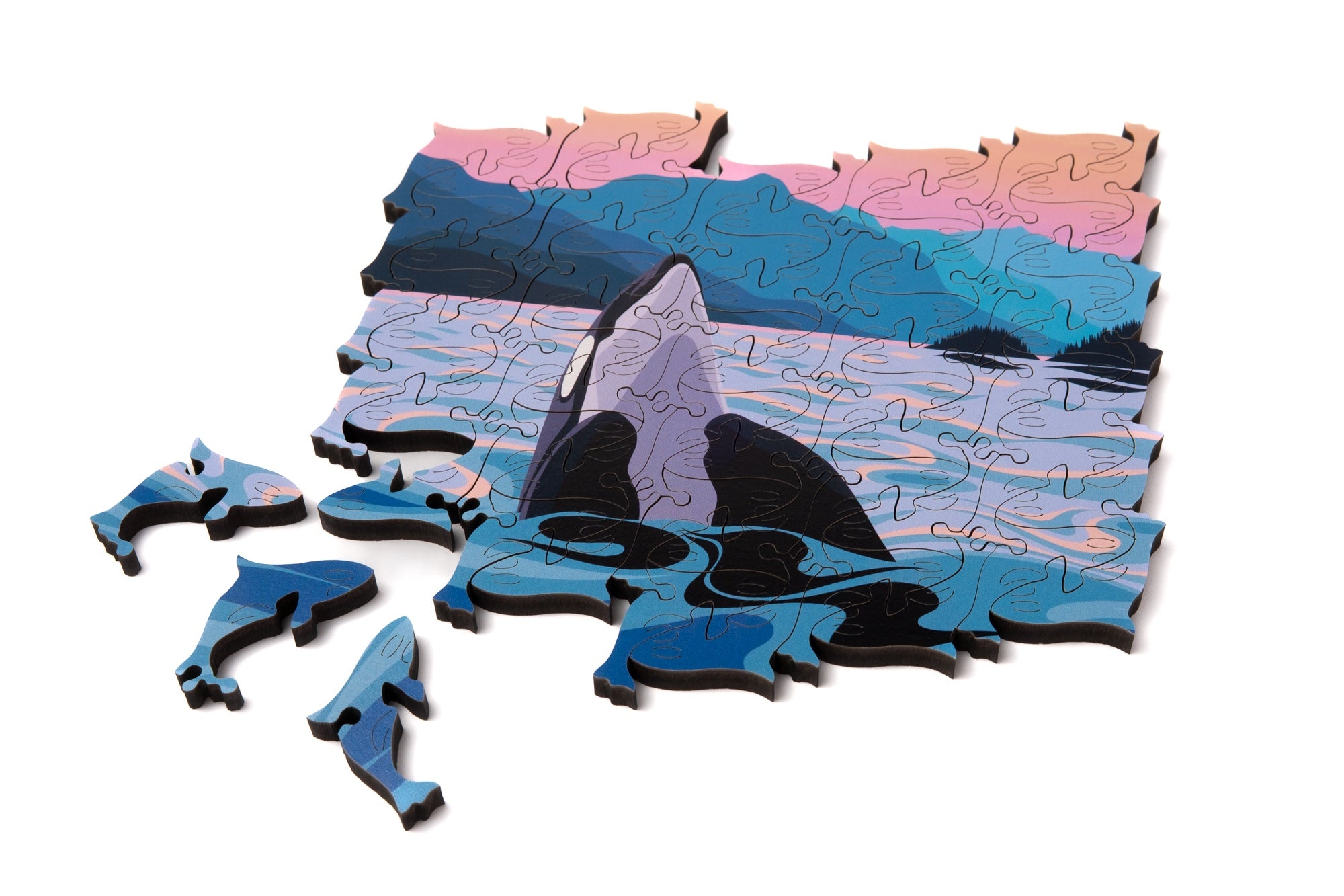 Rise Mini Wood Jigsaw Puzzle