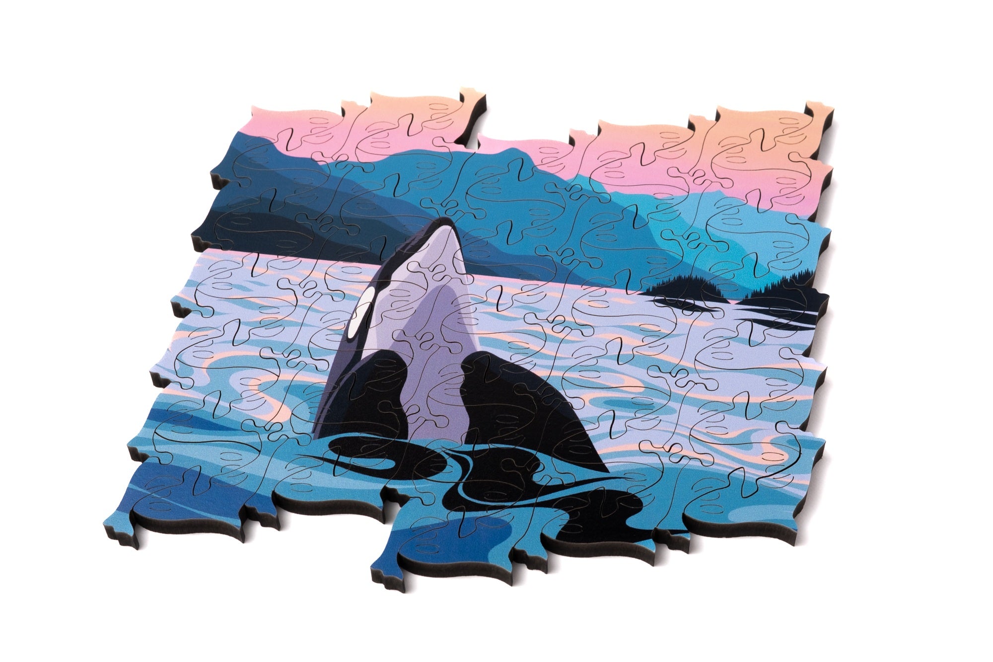 Rise Mini Wood Jigsaw Puzzle