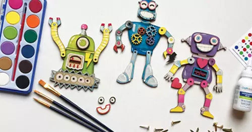 Art Kit: Mix & Match Robots - Puzzle Lab