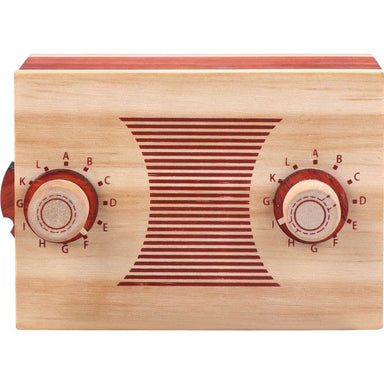 Vintage Radio Puzzle Box | Wooden Puzzle Box - Puzzle Lab