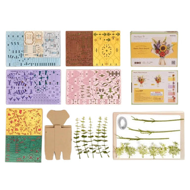 3D Wooden Flower Puzzle Bouquet - Puzzle Lab