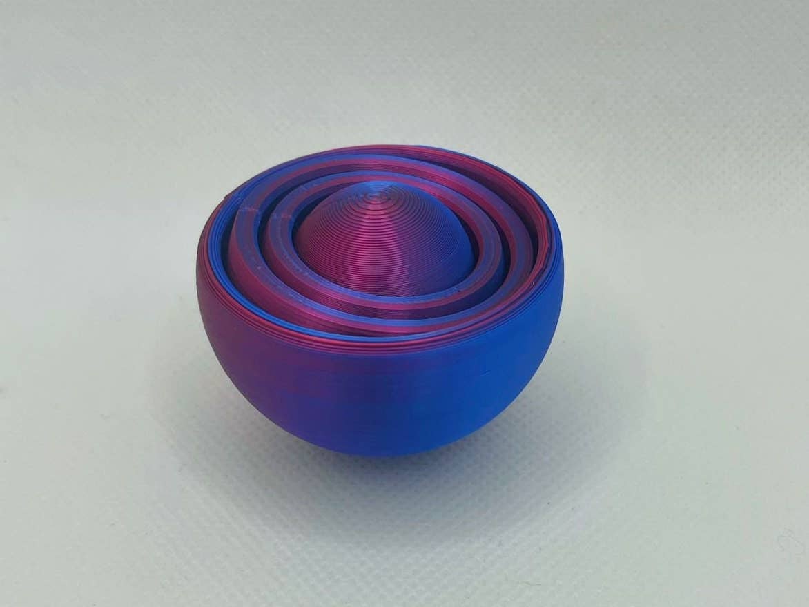 Gyroscope Fidget Spinner - Blue Raspberry - Puzzle Lab