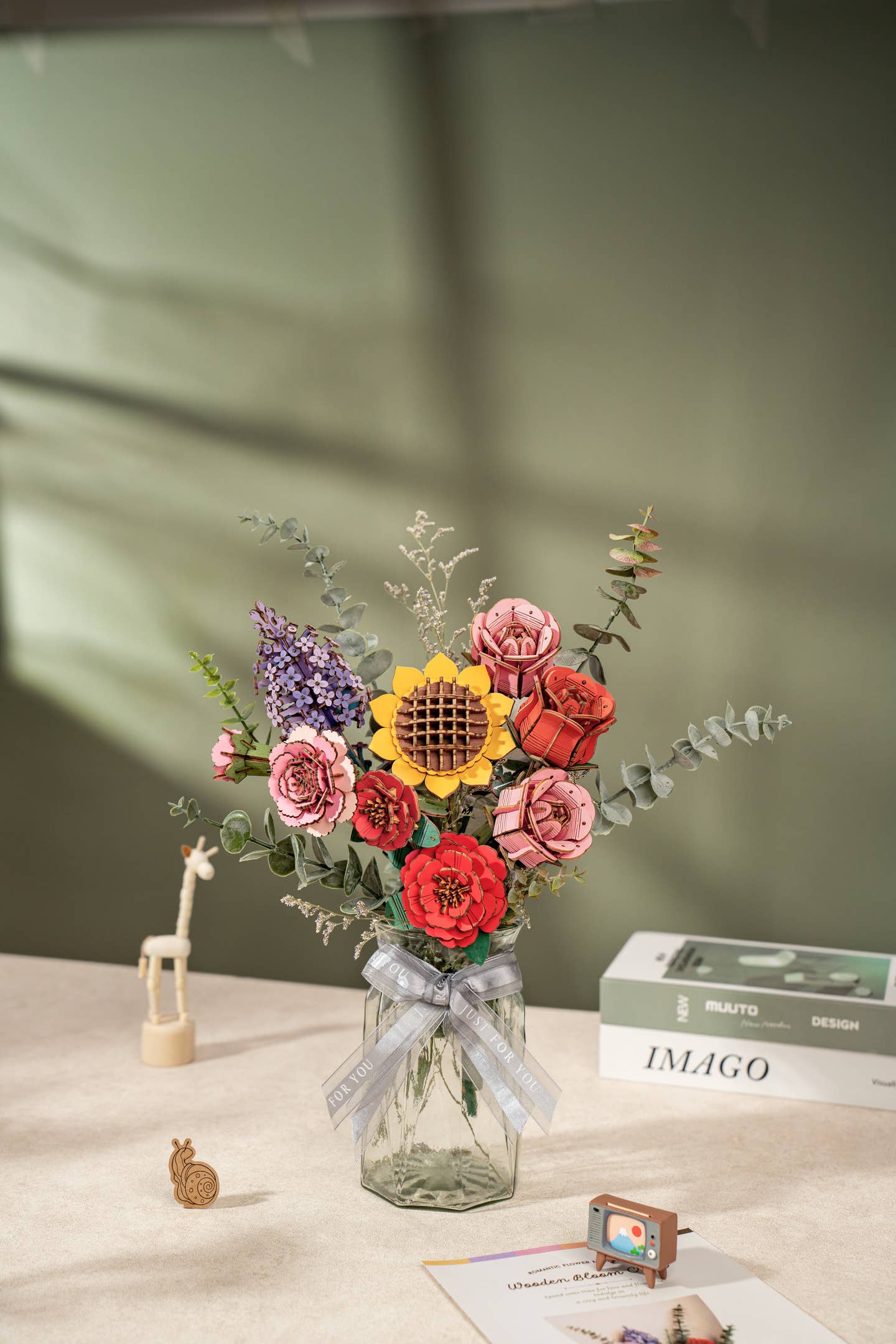 3D Wooden Flower Puzzles: Sunflower - Puzzle Lab