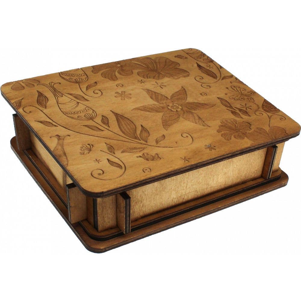 Button Puzzle Box | Wooden Puzzle Boxes - Puzzle Lab