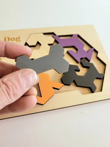 Give A Dog A Bone Wooden Brainteaser Puzzle - Puzzle Lab
